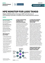 HPE Nonstop for Lusis Tango